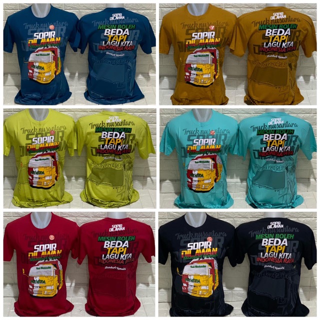 Kaos kata kata  truck anak  remaja  smp sma Shopee Indonesia