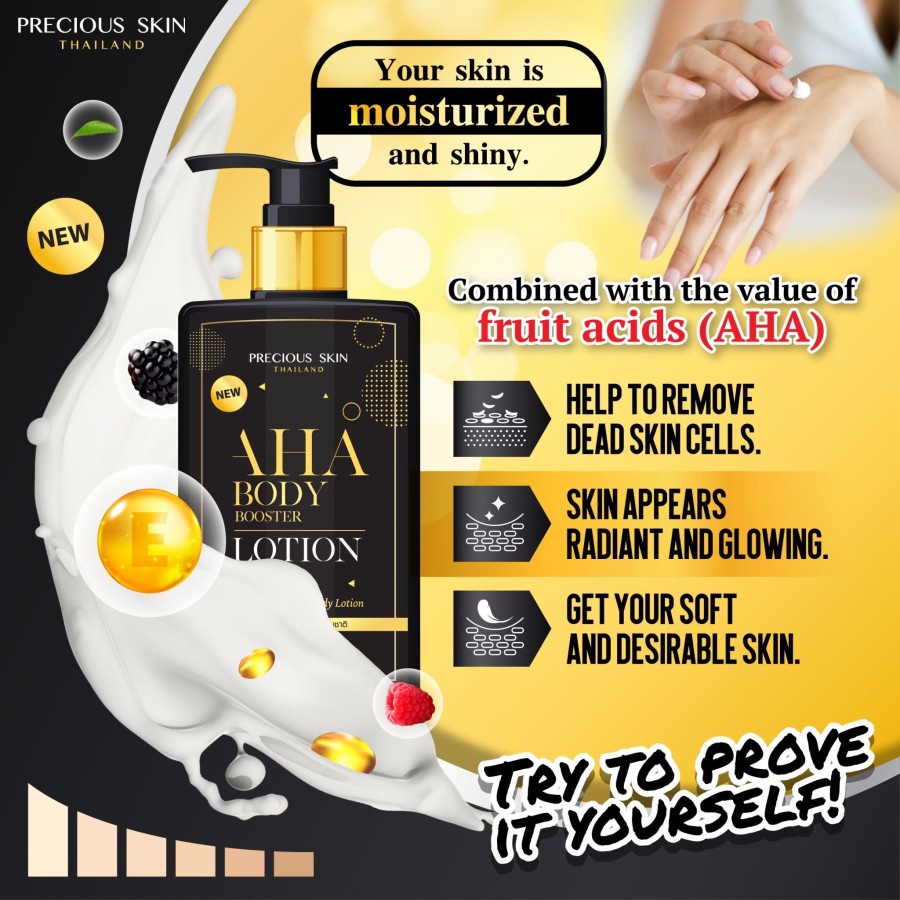 [ABL] AHA Body Booster Extra Whitening Lotion - Lotion Badan - Pemutih Badan Lotion Ampuh dalam 14 hari