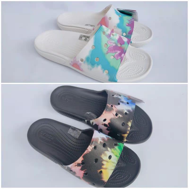 Crocs Tiedye slide / Sandal crocs Tiedye slide unisex / Crocs Classic Slide Tie-Dye unisex