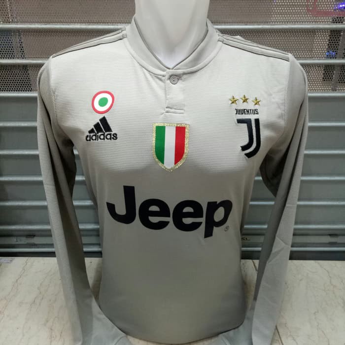 JERSEY BOLA JUVENTUS AWAY LONG SLEEVE 2018/2019 GRADE ORI