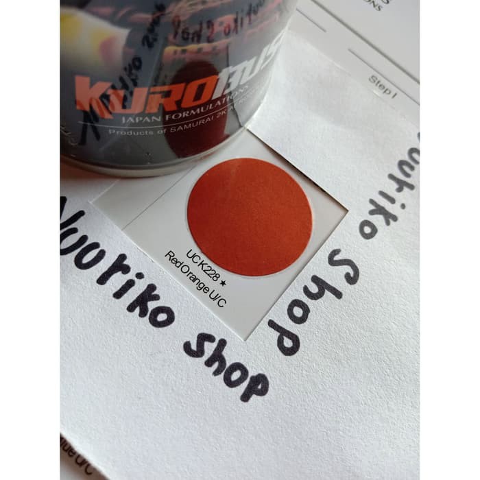 Pilok Samurai Cat samurai paint uc k288 red orange pilox cat semprot