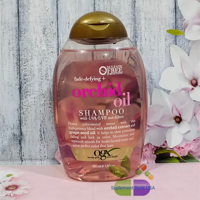 Ogx Shampoo fade defying orchind oil 385ml original USA