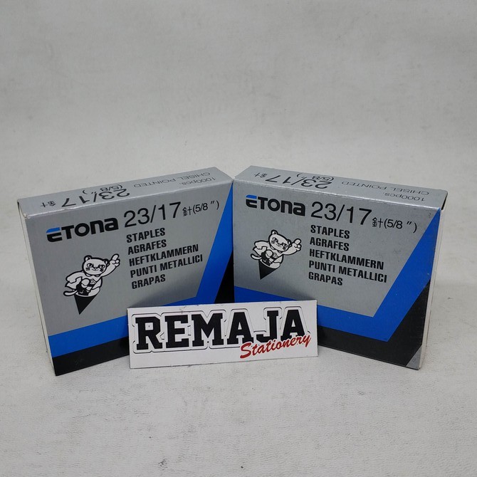 

Isi staples ETONA 23/17 ( 5/8" ) refil staples