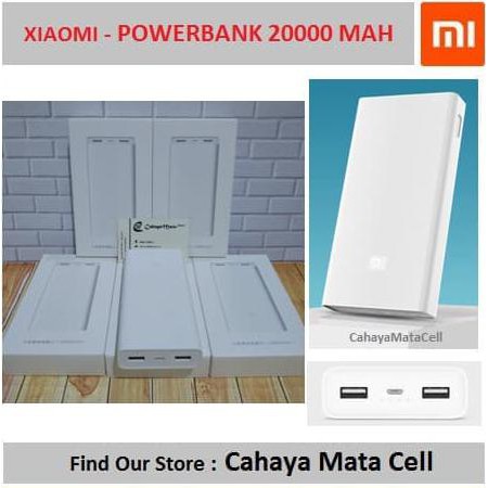 Powerbank Xiaomi 20000 MAH Original Xiaomi termurah 