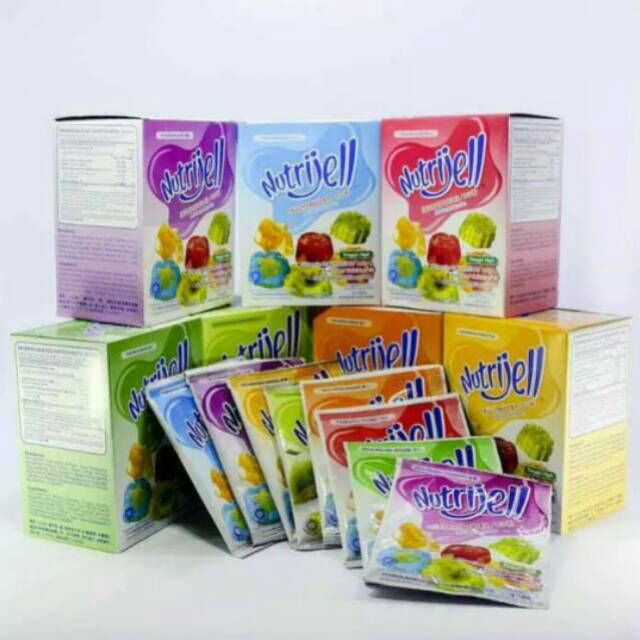 

NUTRIJELL Serbuk agar agar jelly rasa buah
