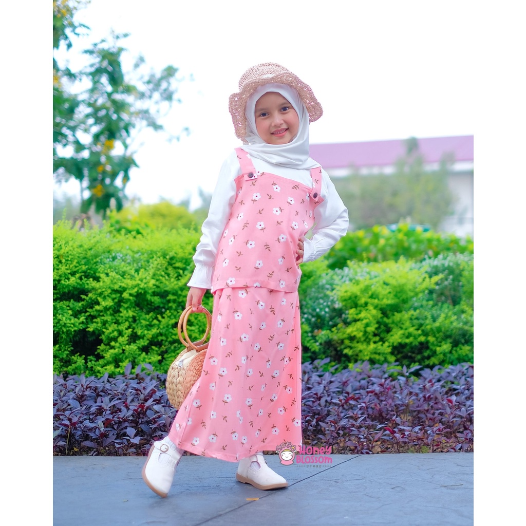 HoneyBlossom - setelan rok anak / setelan rok anak perempuan alyssa 1-5 tahun