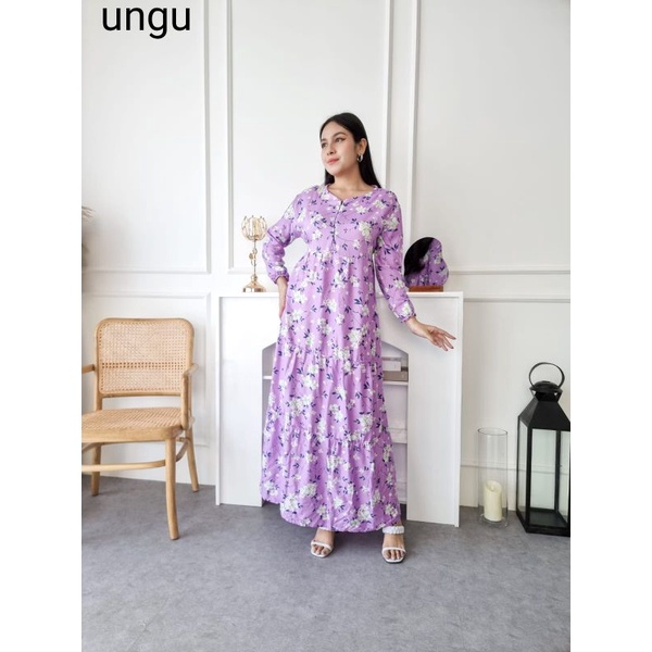 Gamis Susun Flower Busui