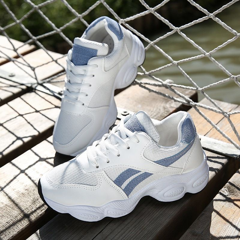 ♫ Megata ♫ S022 Sepatu Premium Sneakers Wanita Korea Import Fashion Sport Olah Raga Jogging Gym