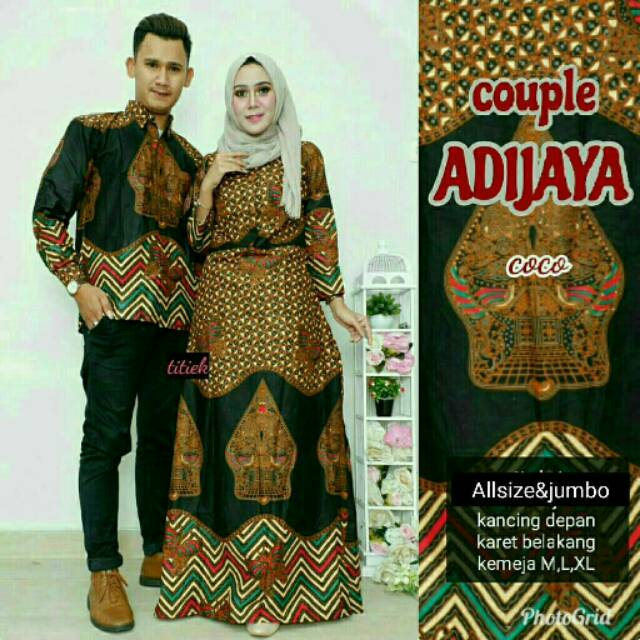 GROSIR BATIK COUPLE GAMIS