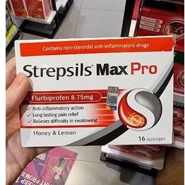 STREPSILS MAX PRO FLURBIPROFEN HONEY LEMON 16PC