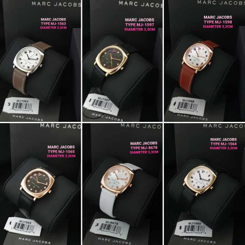 Jam Cewek MJ1563 / MJ 8678 / Mj1565 / Mj 1598 / March Jacobs Mj 1597 / MJ 1564