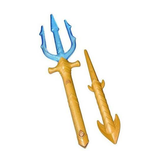 Senjata Aquaman Trident Bisa Nyala Lampu dan Efek Suara Panjang +- 60 cm