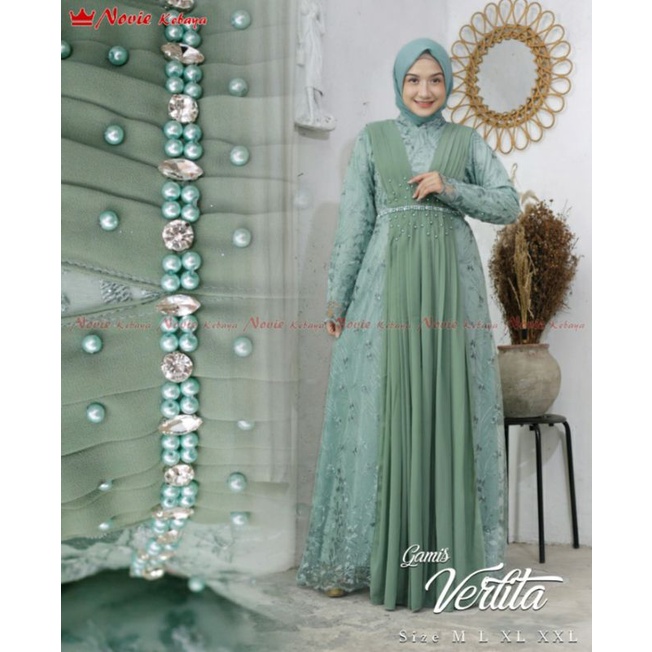 KEBAYA GAMIS MODERN/ KEBAYA GAMIS FULL PAYET/ KEBAYA GAMIS PESTA/ GAMIS KEBAYA MODERN
