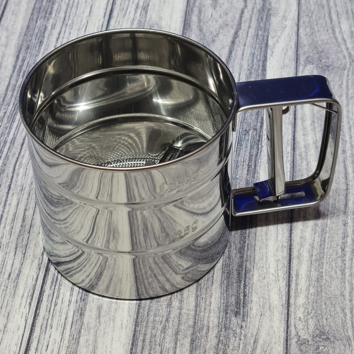 stainless flour sifter / sugar sieve strainer / saringan tepung