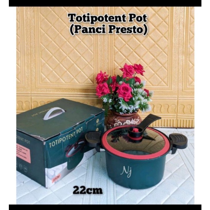 TEXANIA PANCi PRESTO 3.5 Liter ANTI LENGKET TOTIPOTENT POT totipot