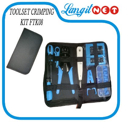 TOOLSET CRIMPING KIT FTK0811 8 IN 1