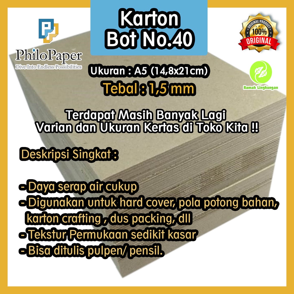 

Karton Yellow Bot No. 40 A5