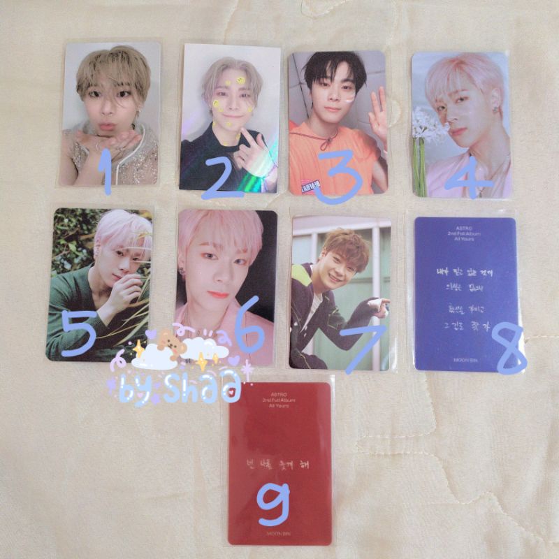 [READY STOCK] PC ALBUM BENEFIT MOONBIN ASTRO SG 2021, ALL YOURS, ALL LIGHT