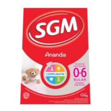 SGM Ananda 0-6 bulan Complinutri 120 gr dan 150 gr Susu SGM Bayi Baru Lahir