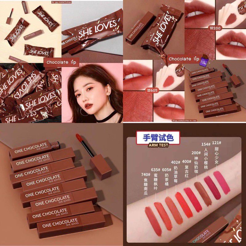 SHE LOVES ONE CHOCOLATE LIP CREAM ECER