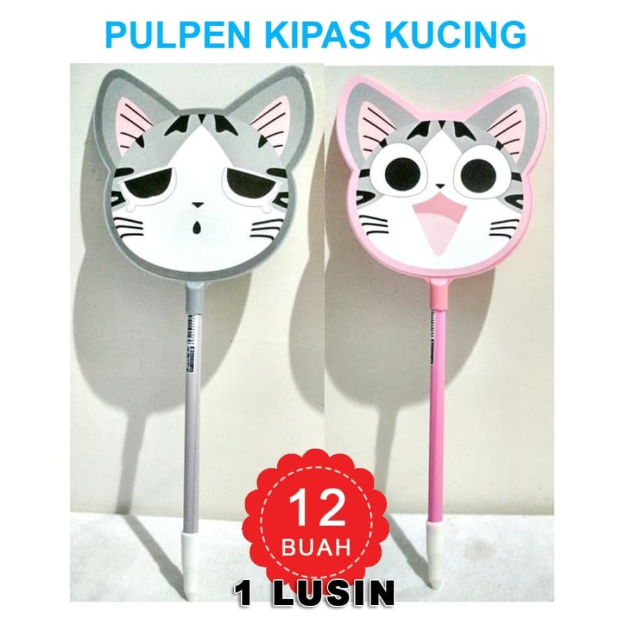 

Pulpen kipas kucing 1 lusin