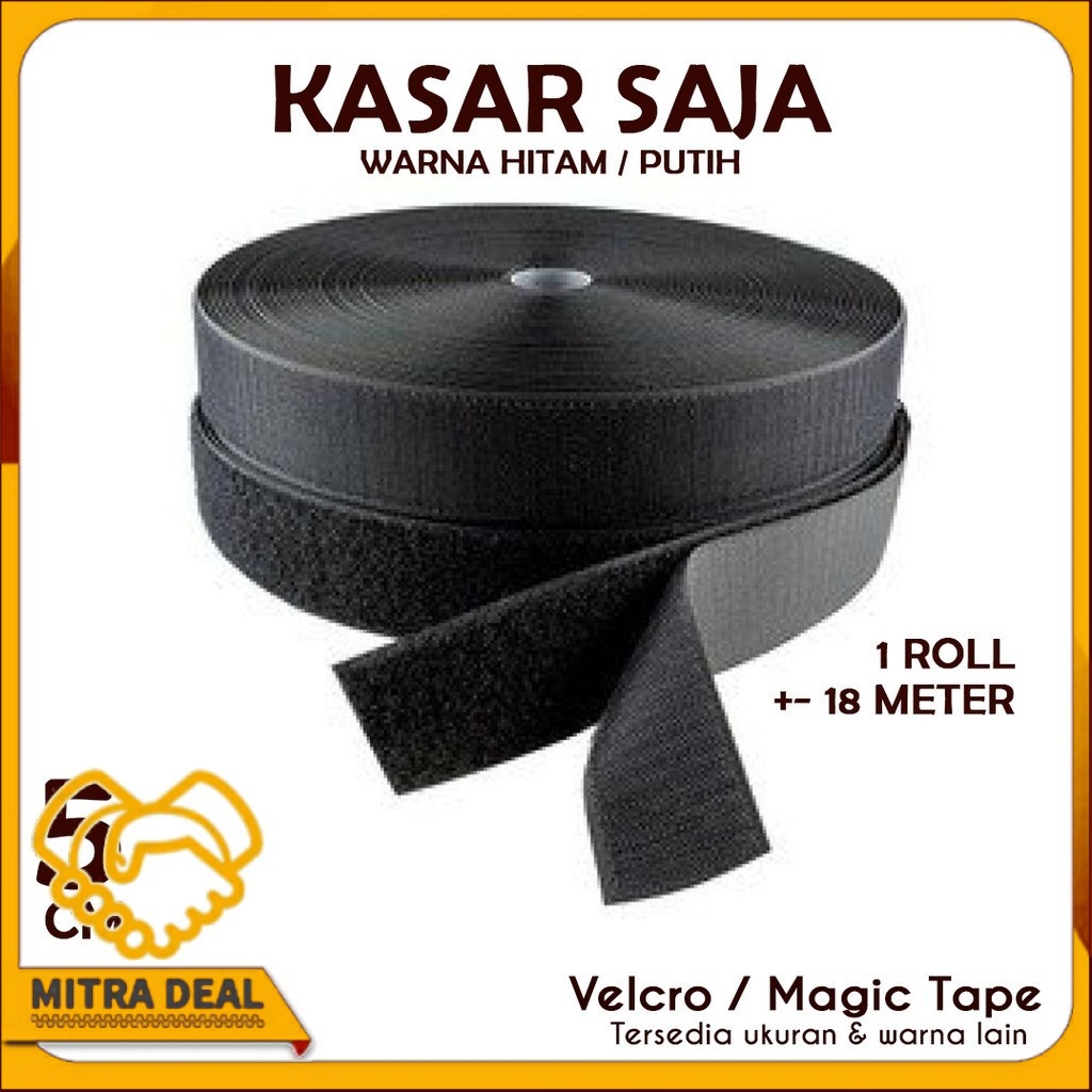 

Velcro 5 CM Magic Tape Halus Kasar 18 Meter