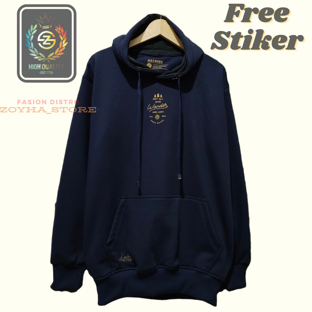 Hoodie Pria Distro Warna Navy Mr.Dee &amp; Kacios Original Bandung Fashion