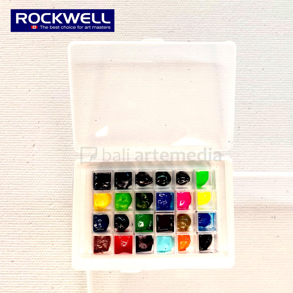 Rockwell Cutey Watercolour 24 Colors in Plastic Box