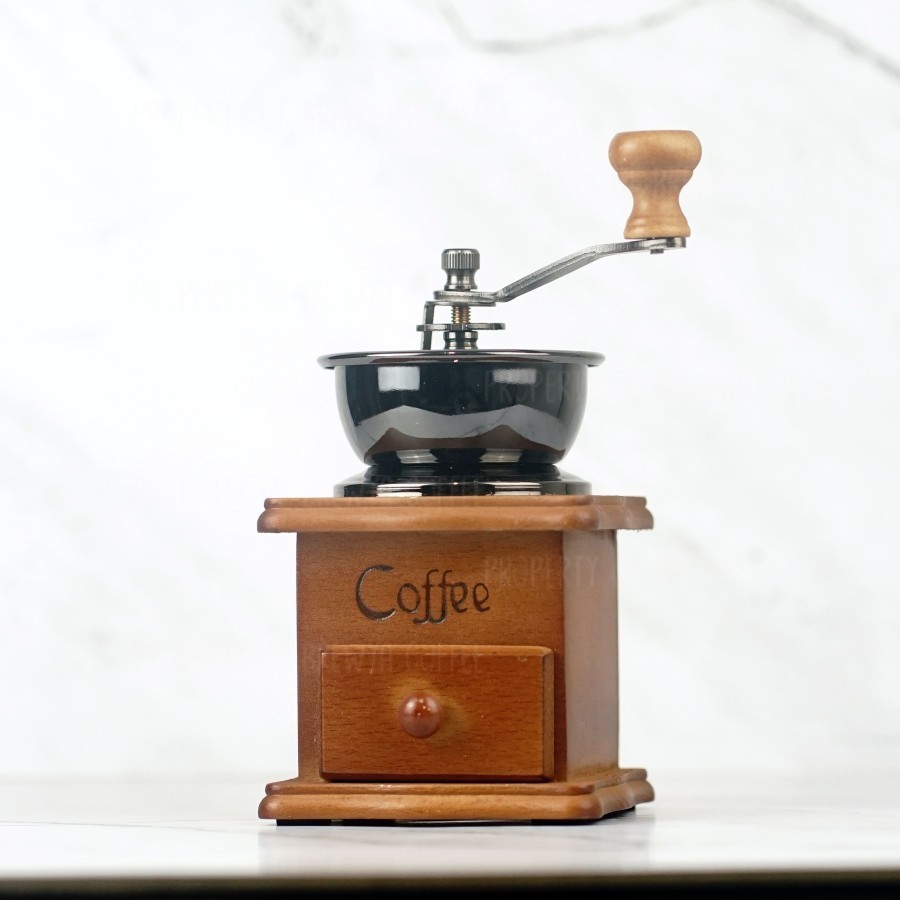 Grinder Kopi Manual Antik Retro Vintage / Retro Coffee Grinder Ori