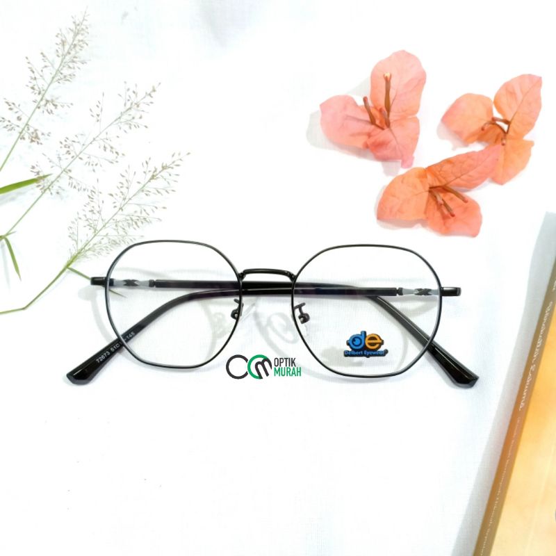 Frame Kacamata Hits Kekinian Besi Segi Enam Delbert 72673