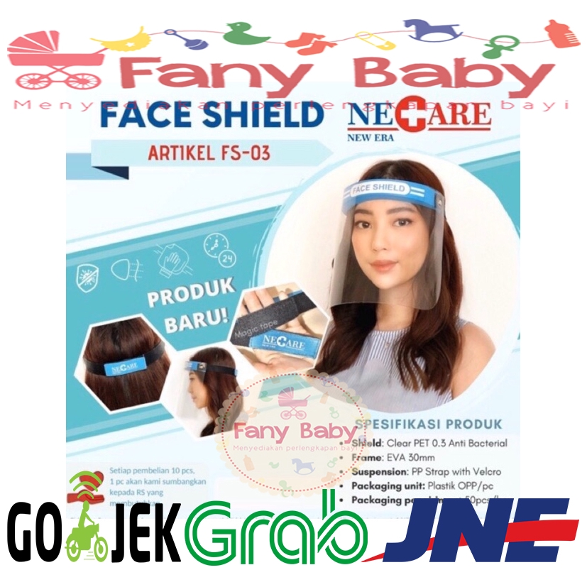 Face Shield (NE+CARE) NEW ERA [ PROMO BUY 1 GET 1 FREE ]