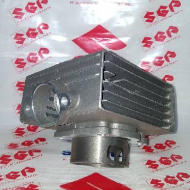 BLOK SATRIA 2 TAK 2TAK 120 R HIU LUMBA CYLINDER BLOK BLOCK SATRIA 2TAK 120 R OS STANDART ORIGINAL SU