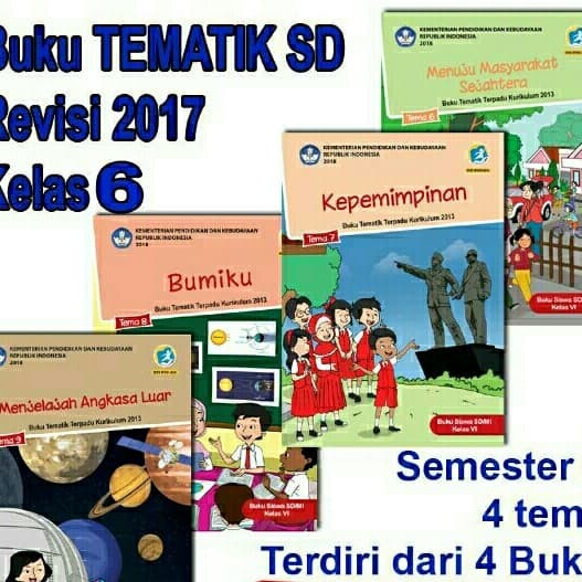 

❤BISA COD❤ Buku Siswa Tematik Kelas 6 SD Tema 6789 Semester 2 Revisi 2018