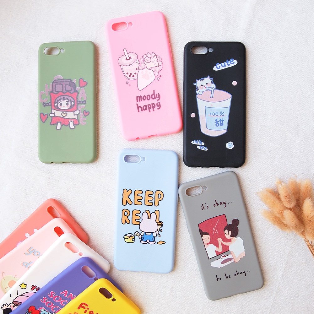 SOFTCASE KARAKTER OPPO A15 A3S A9 2020 F9 NEO 9 RENO 4 RENO 5 CASE GAMBAR KARTUN SC GAMBAR