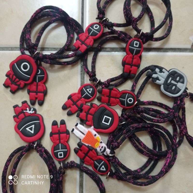 gelang tangan squid game per lusin 12pc