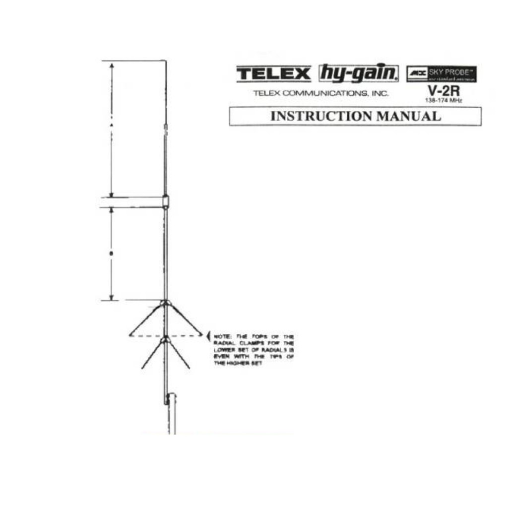 ANTENNA RADIO RIG HYGAIN V2R NEW