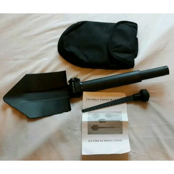 Cangkul Lipat Asli Original TNI Militer