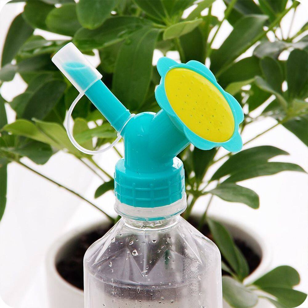 ALAT SIRAM MINI 2 in 1 Alat Siram Tanaman Kepala Ganda Penyiram Tanaman Botol Dual Mode Alat Siram Tanaman Bunga Bawang Merah Semprot Otomatis Mini Alat Penyiram Tanaman Bunga Berkebun Pertanian - Penyiram Tanaman Bunga Kepala Ganda Bahan Plastik