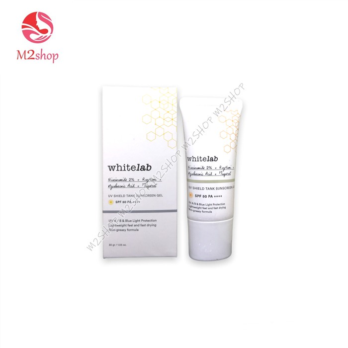 [ORI] WHITELAB Sunscreen Gel SHIELD TANK SPF 50 ++ | Sunblock Melindungi dari Sinar Matahari &amp; Sunburn Sun Protection Wajah