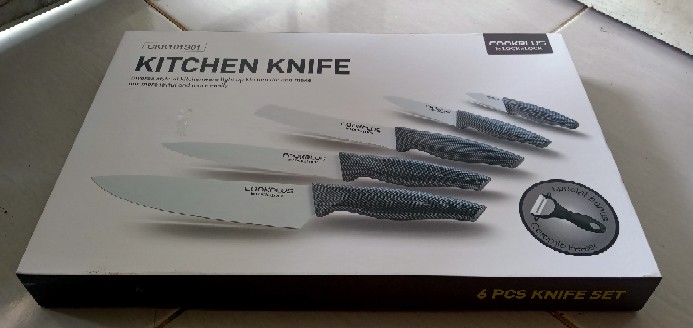 Lock & Lock Cookplus Knife 5p Dan 6p Set With Color Box / Pisau Lock N Lock