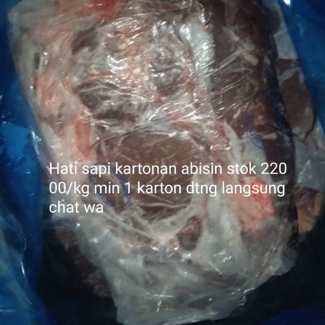

Hati sapi import
