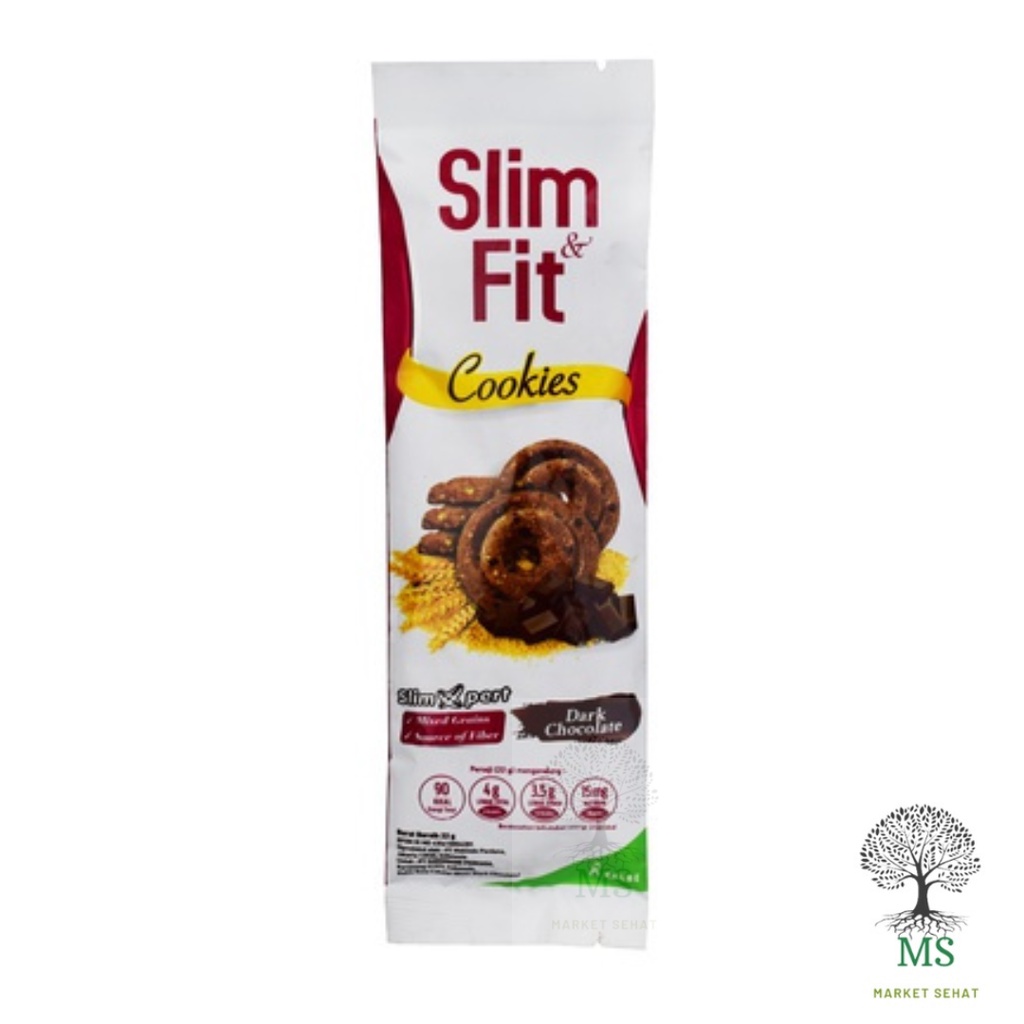 

Slim and Fit Cookies Dark Chocolate 22gr | Slimfit Slim & fit