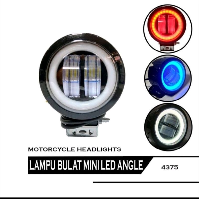 Lampu tembak daymaker mini 2 lensa bulat kotak | DAYMAKER LED MINI PROJECTOR 2 LENSA