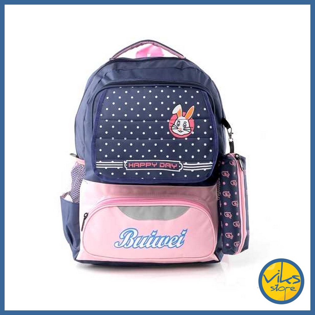 Tas Sekolah SD Anak Cowok Cewek Ukuran Sedang Tas Punggung Tas Ransel Backpack Premium