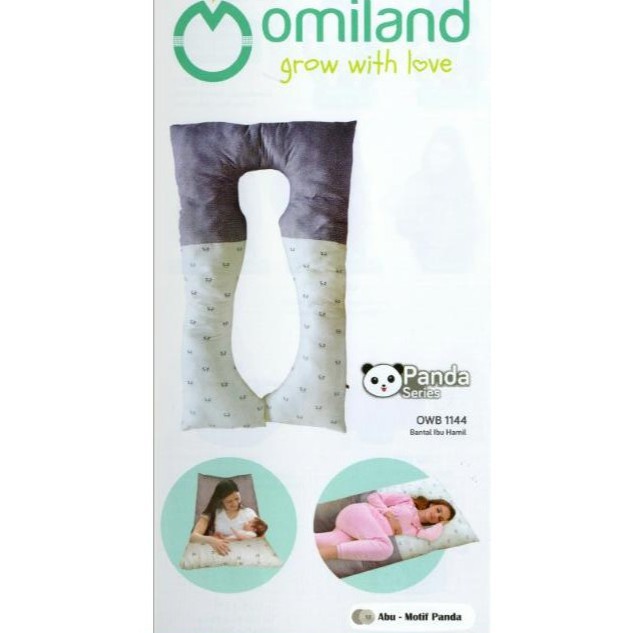 Promo !! PROMO OMILAND MATERNITY PILLOW BANTAL IBU HAMIL STRIPE SERIES / PANDA OWB 1144 - BANTAL IBU HAMIL