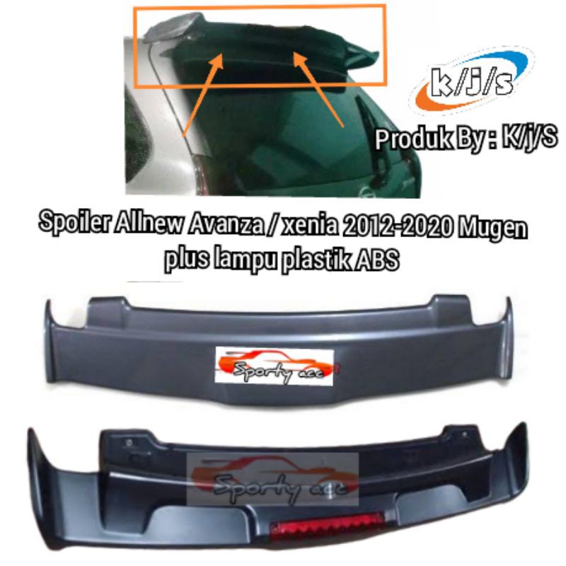 Spoiler allnew avanza xenia mugen 2012-2021