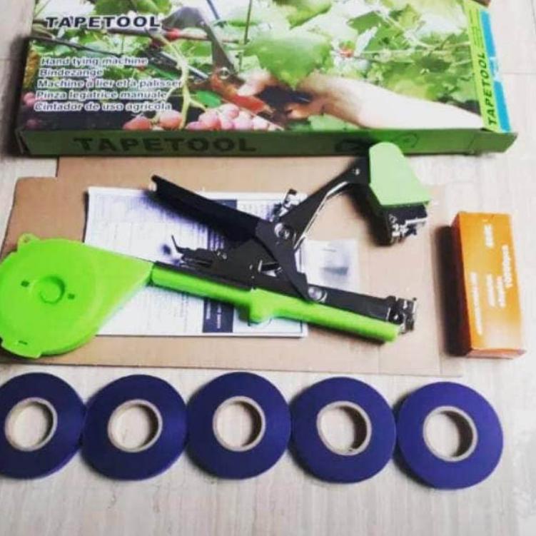 

UBAM Paket Pita Tapetool 20 roll + Isi Staples | Tapetool Tali Tanaman Cabai Tomat Melon Cabe Semangka [mi -714]