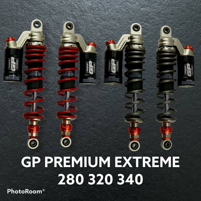 SHOCK SKOK RIDE IT GP299 GP EXTREME AS GOLD SERIES HITAM DOUBLE KLIK SHOCKBREAKER TABUNG PREMIUM GL 