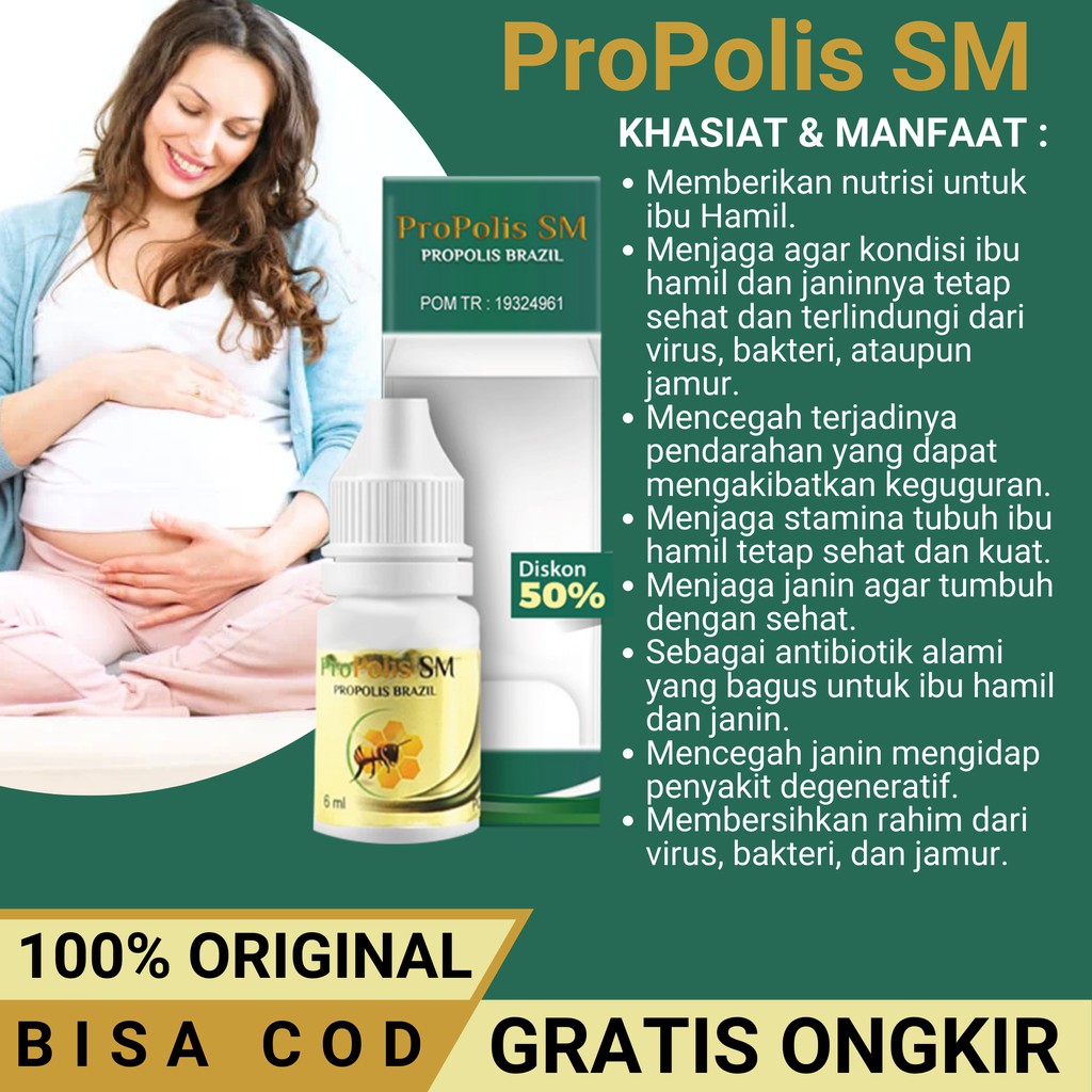 Propolis Sm Brazil Nutrisi Ibu Hamil Obat Ibu Hamil Penyubur Kandungan Asli Herbal Original Indonesia