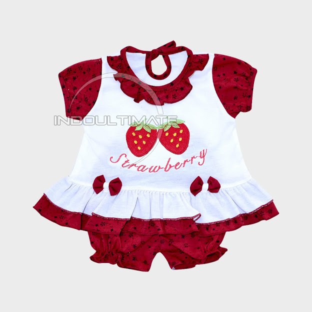 baju bayi Setelan Baju Bayi Cewek Pakaian Baby Cewek Baju Anak Cewek Rok Bayi BCS-084 MOTIF RANDOM
